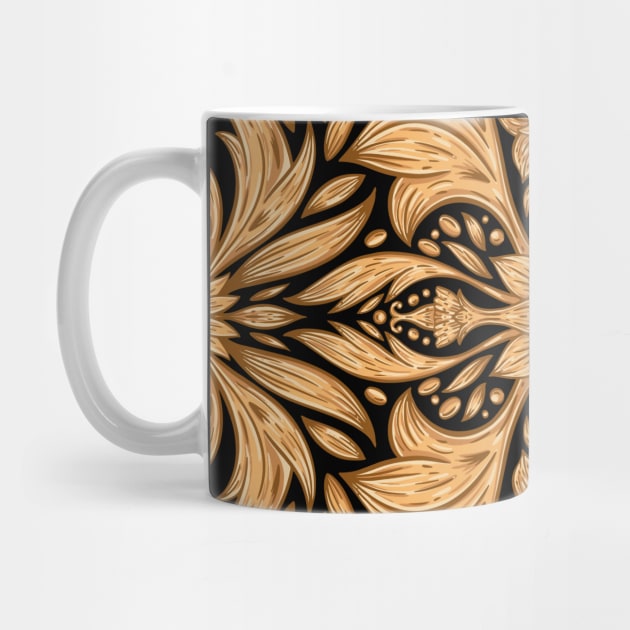 Wood floral pattern by trendybestgift